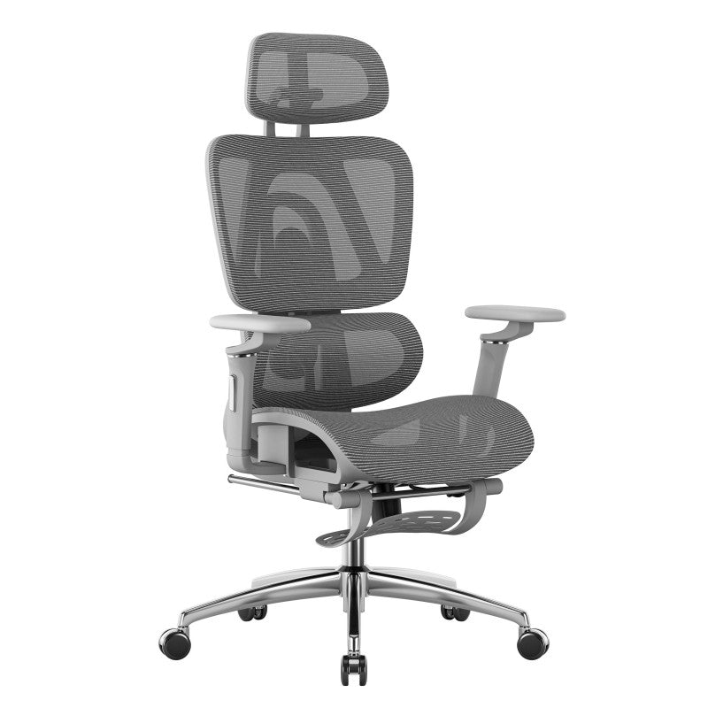 Fotel biurowy z podnóżkiem Mark Adler Expert 7.9 Grey