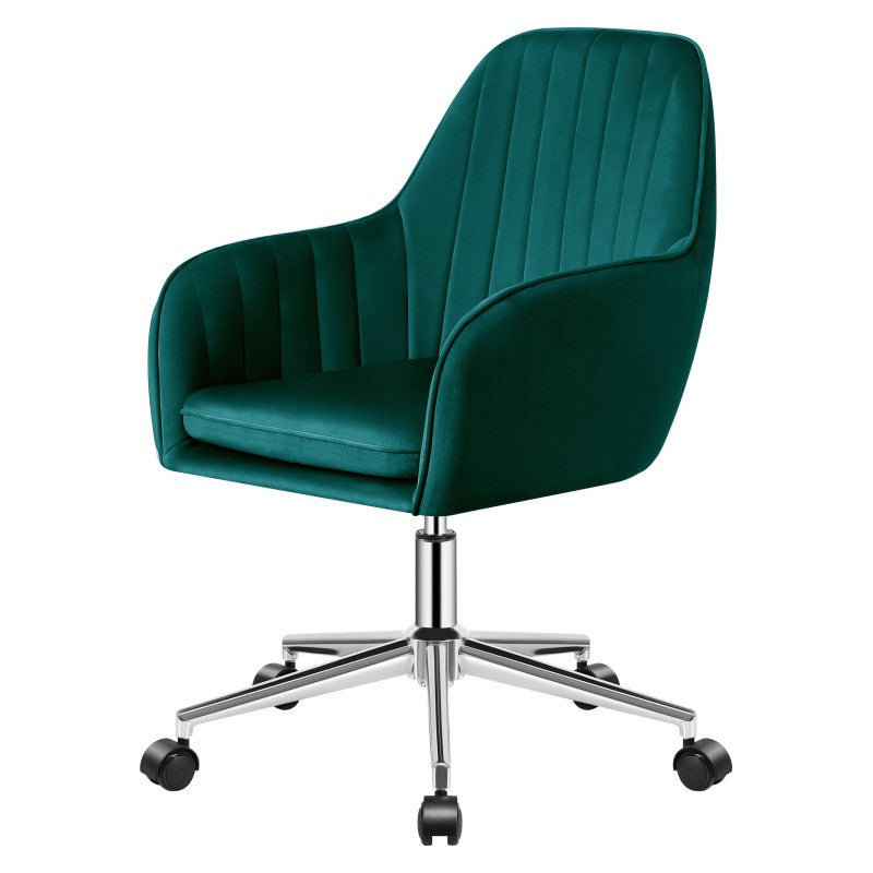 MARK ADLER FUTURE 5.2 green velour swivel chair