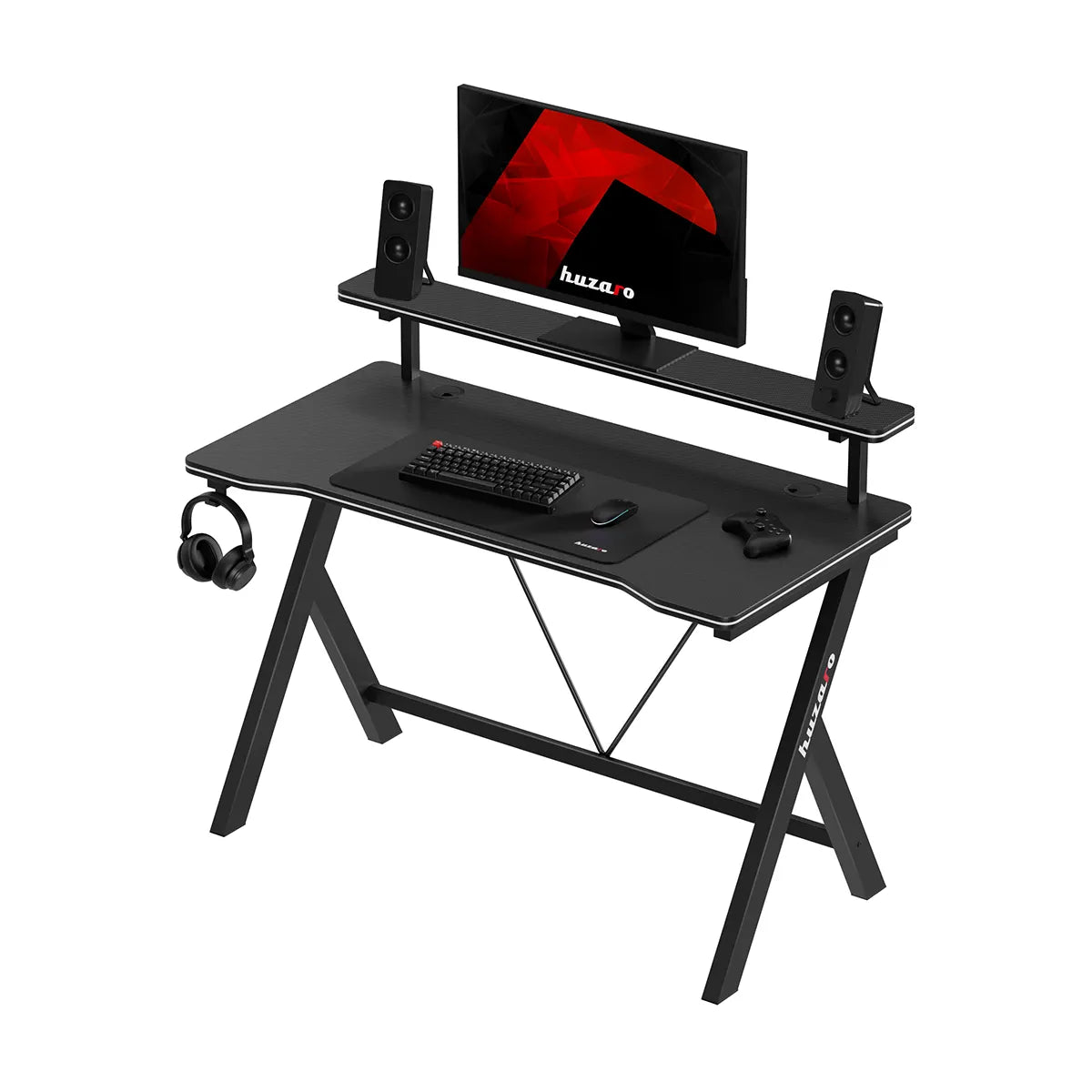 Huzaro Hero 1.9 Black 120 cm gaming desk