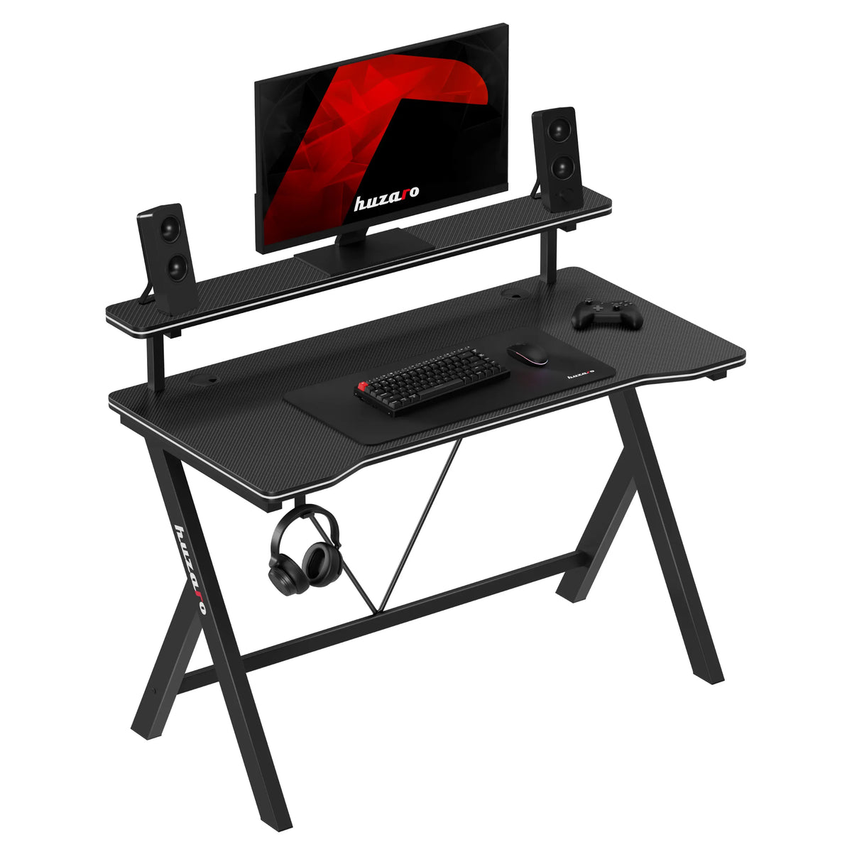 Huzaro Hero 1.9 Black 120 cm gaming desk