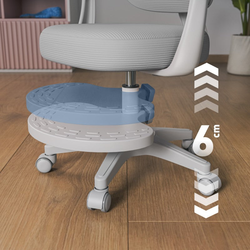 Fotel ergonomiczny dla dzieci Mark Adler Junior 4.4 Grey