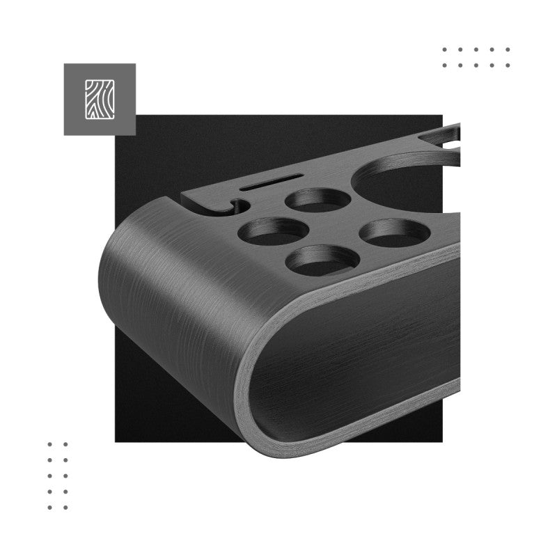 An elegant wooden stand