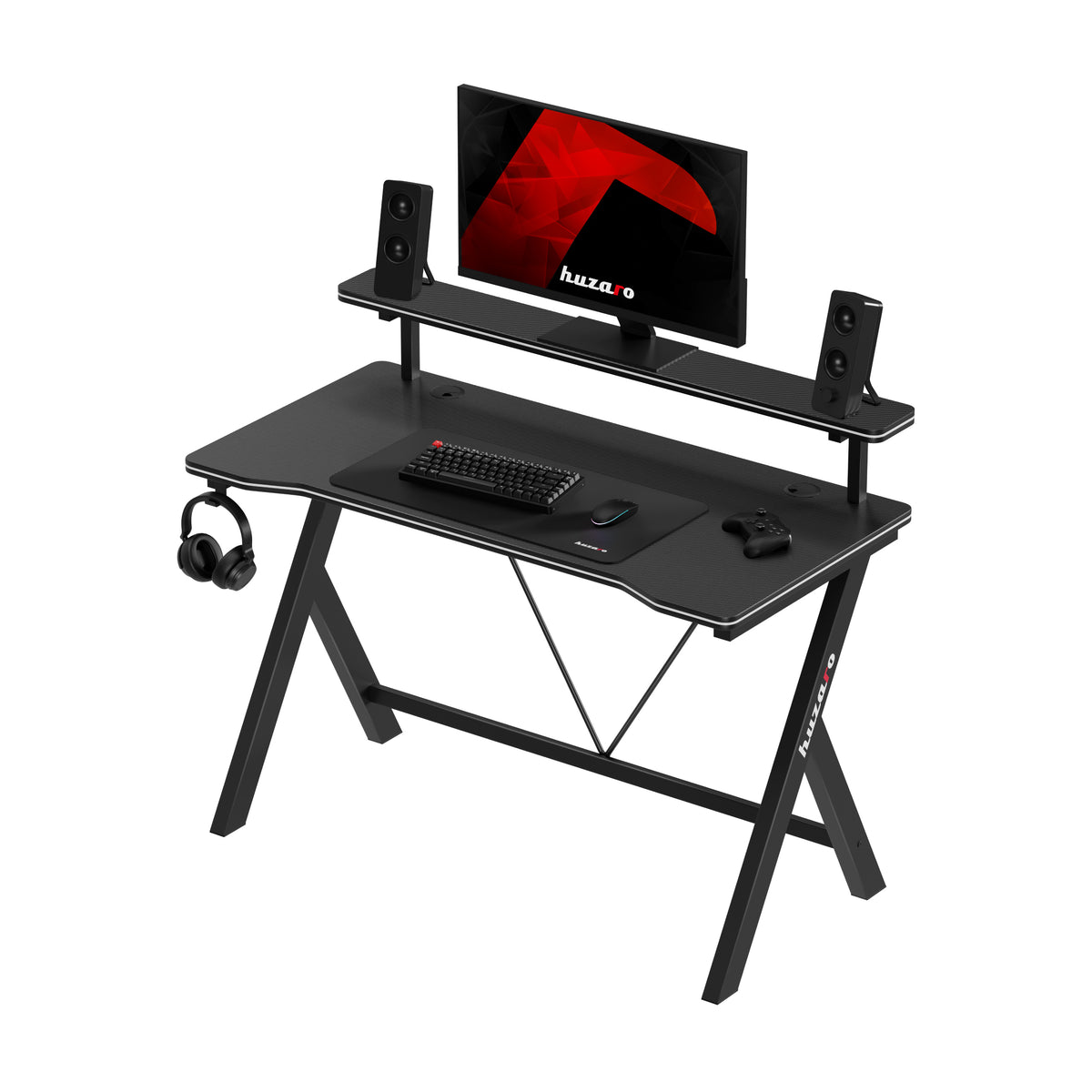 Huzaro Hero 1.9 Black 120 cm gaming desk