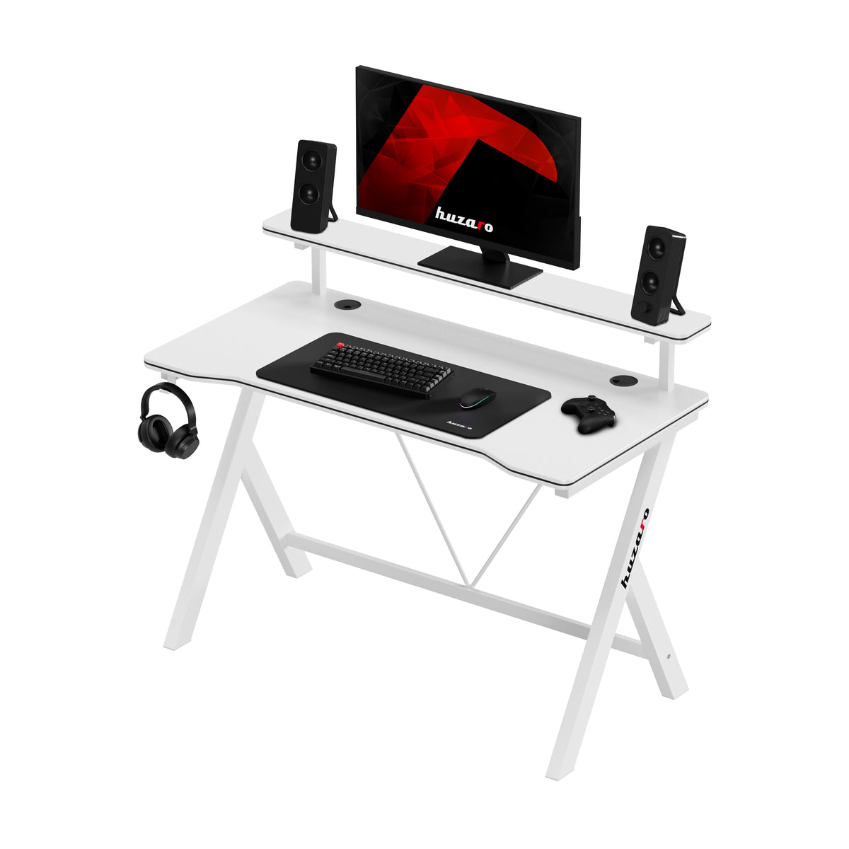 Huzaro Hero 1.9 White 120 cm gaming desk