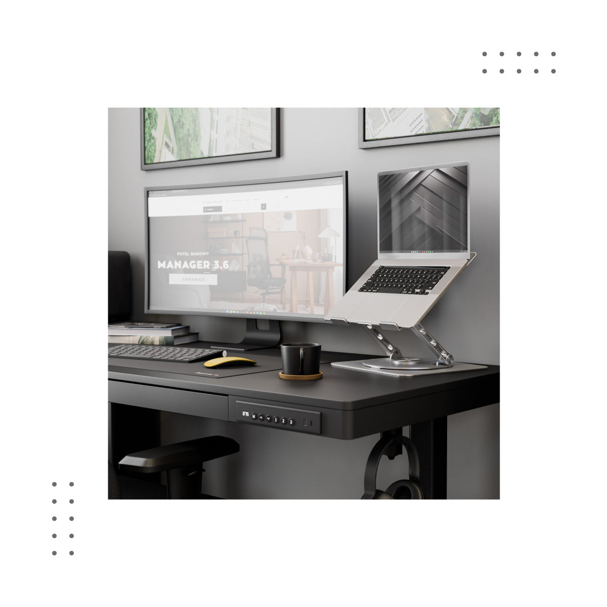 Universal laptop stand