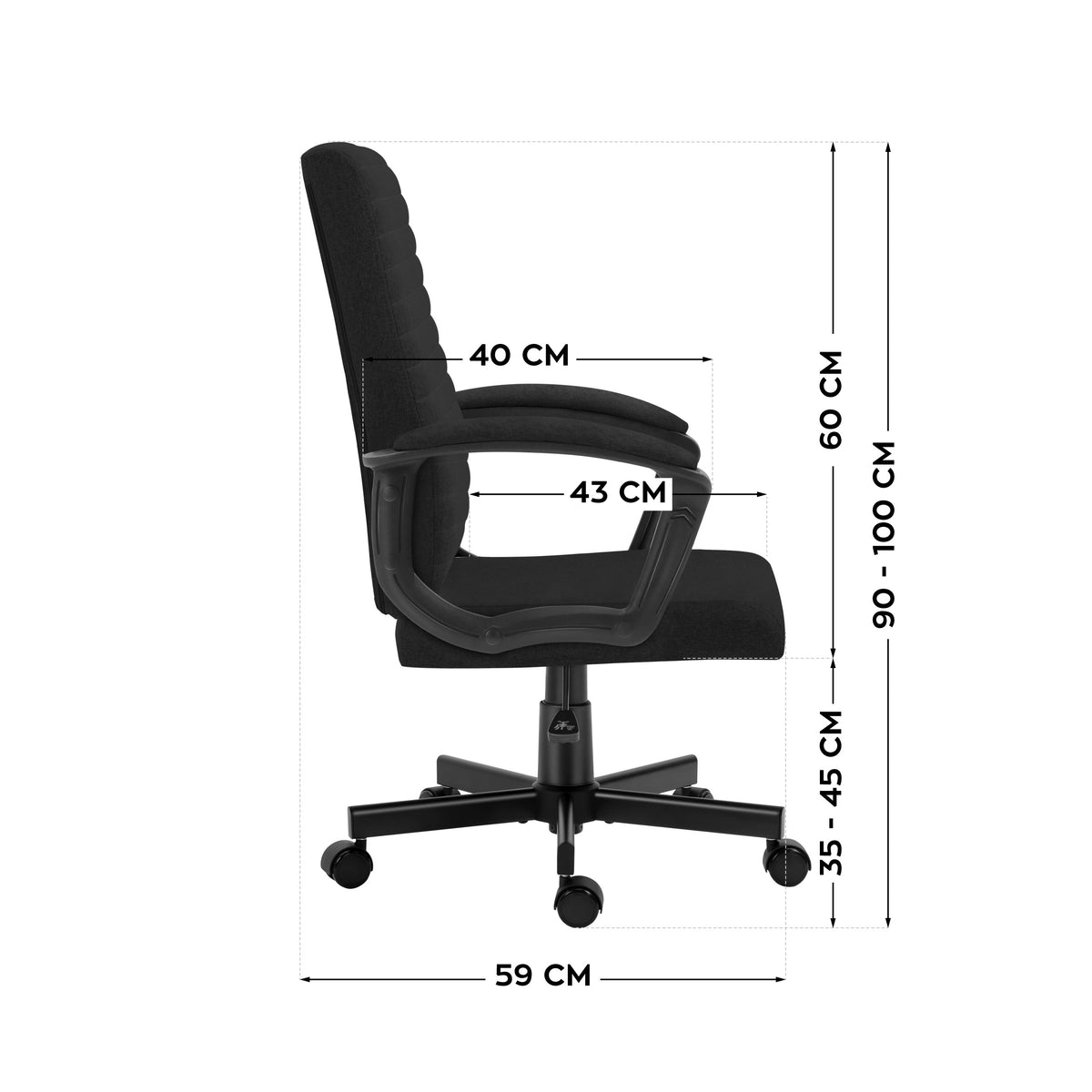 OUTLET Mark Adler Boss 2.5 Black Office Armchair
