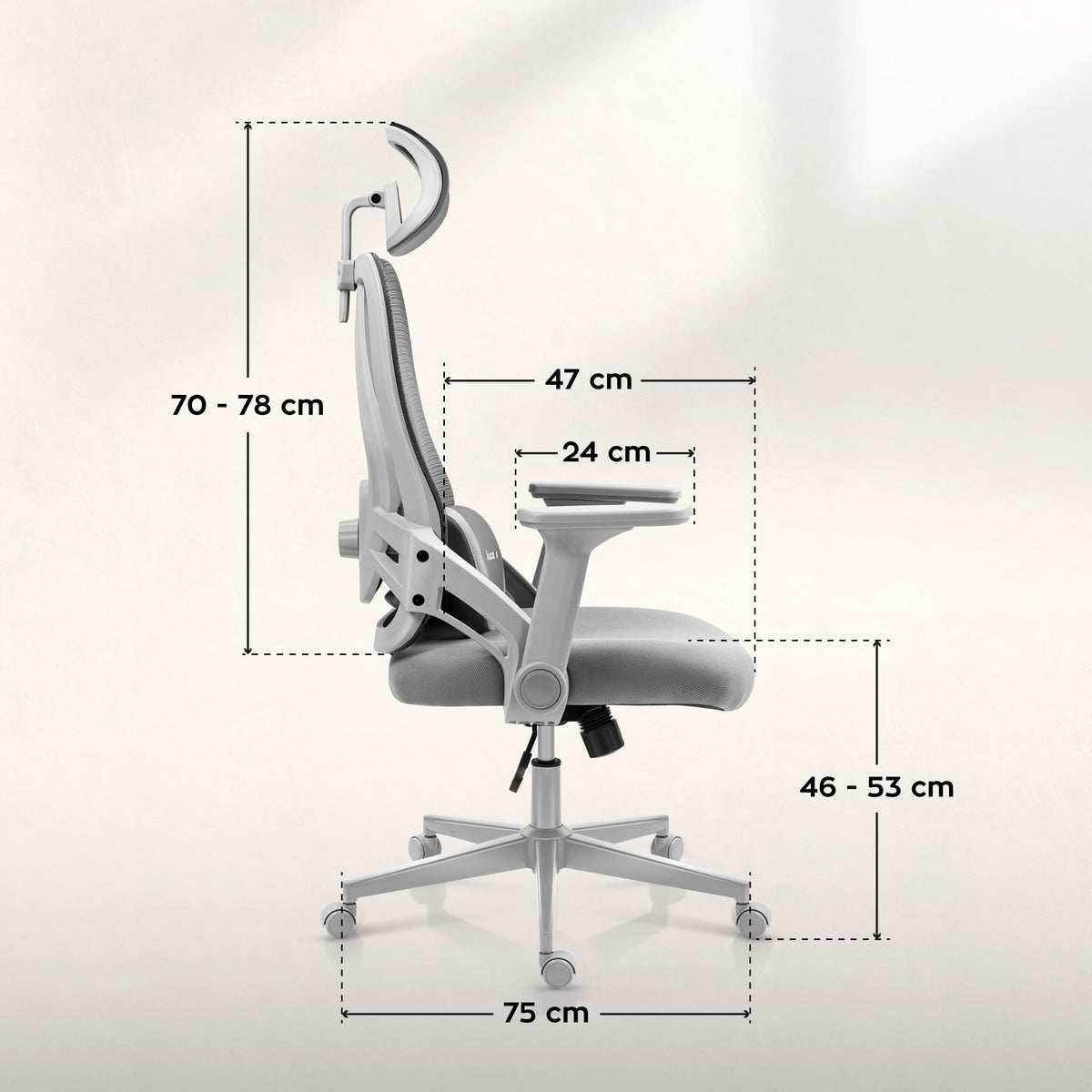 Huzaro Combat 2.7 Grey gaming chair