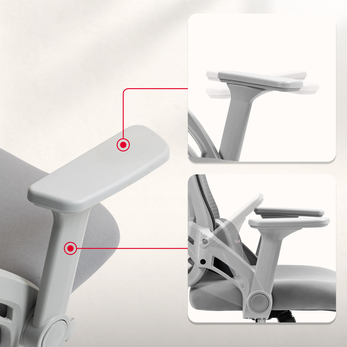 FusionArm 3D armrests