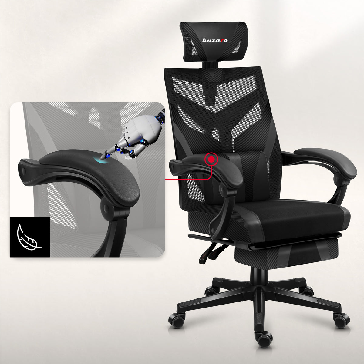 Ergonomic, comfortable armrests