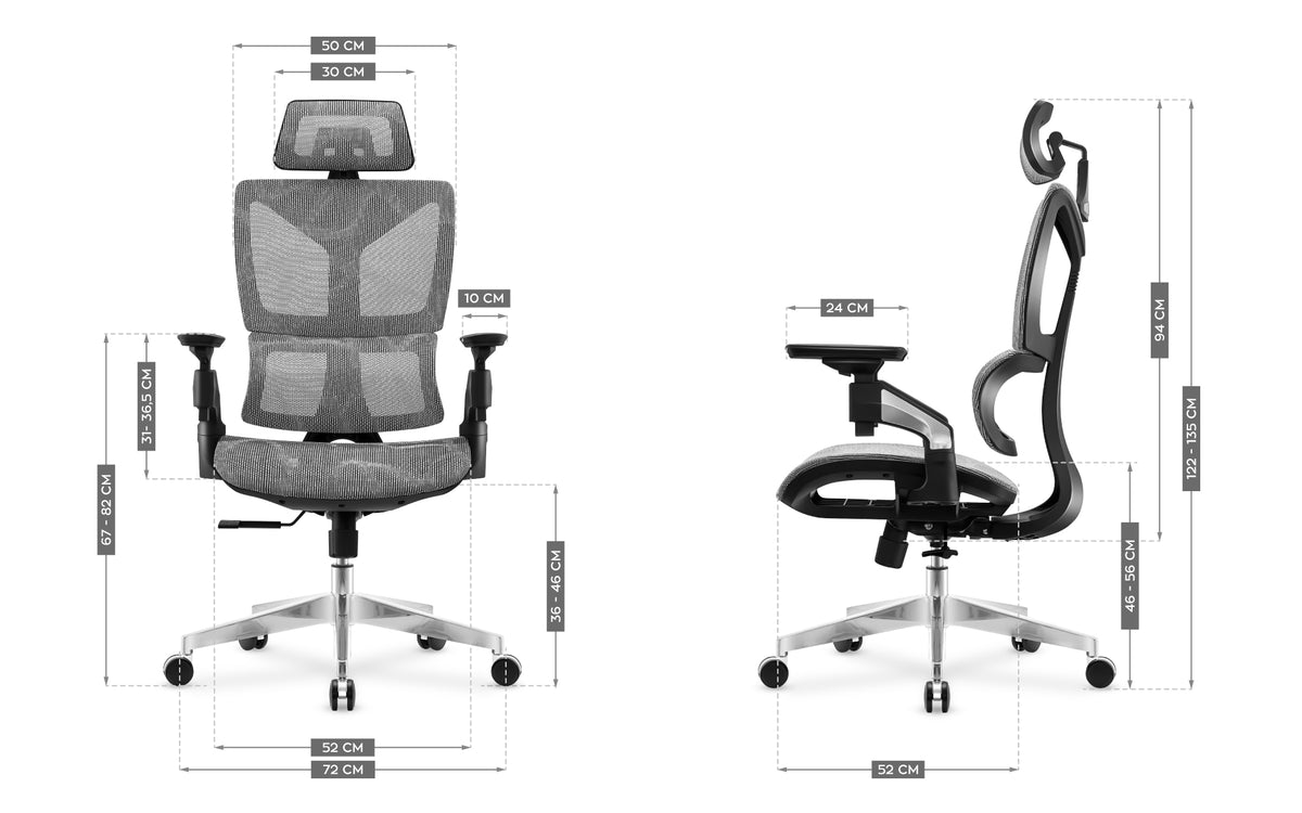 MARK ADLER EXPERT 8.5 Grey office chair