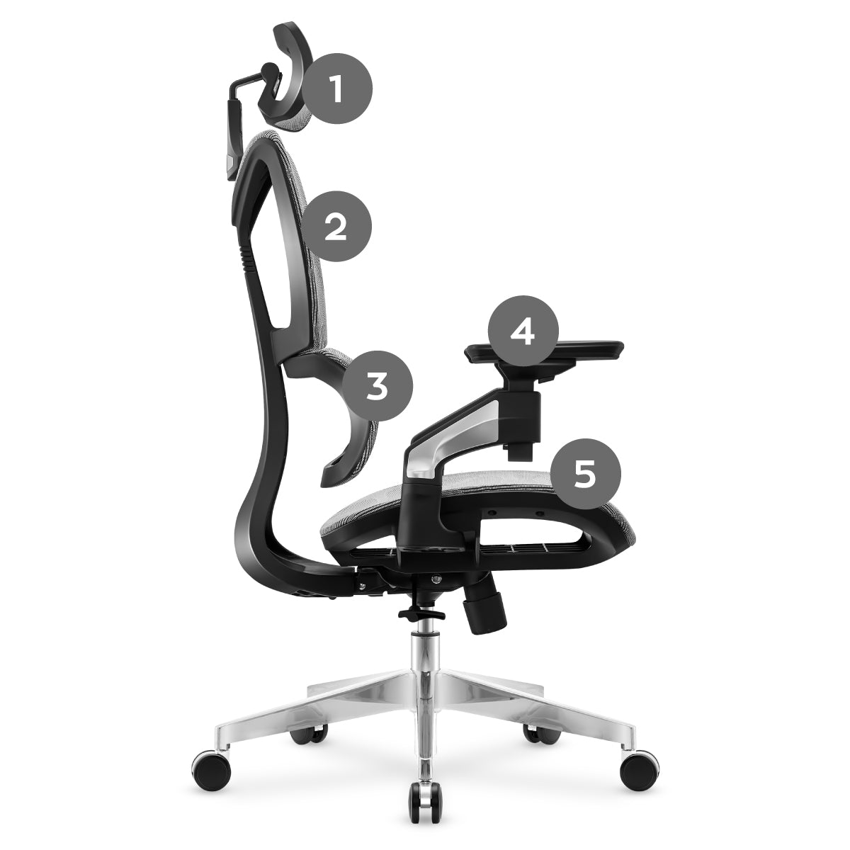 MARK ADLER EXPERT 8.5 Grey office chair