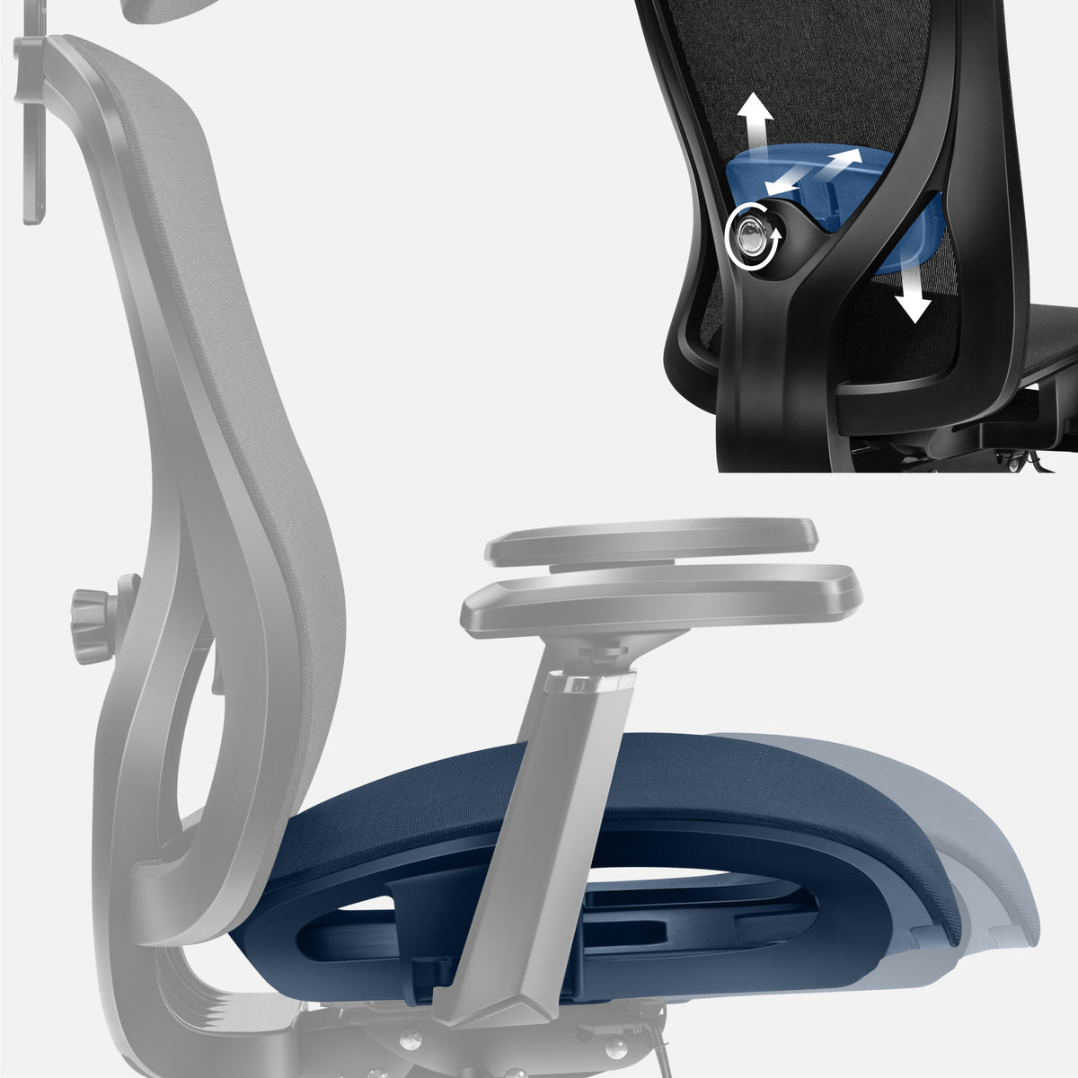 Mark Adler Expert 5.3 Black Mesh office chair