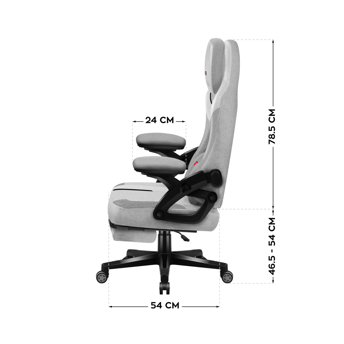 Huzaro Force 4.6 Grey gaming chair