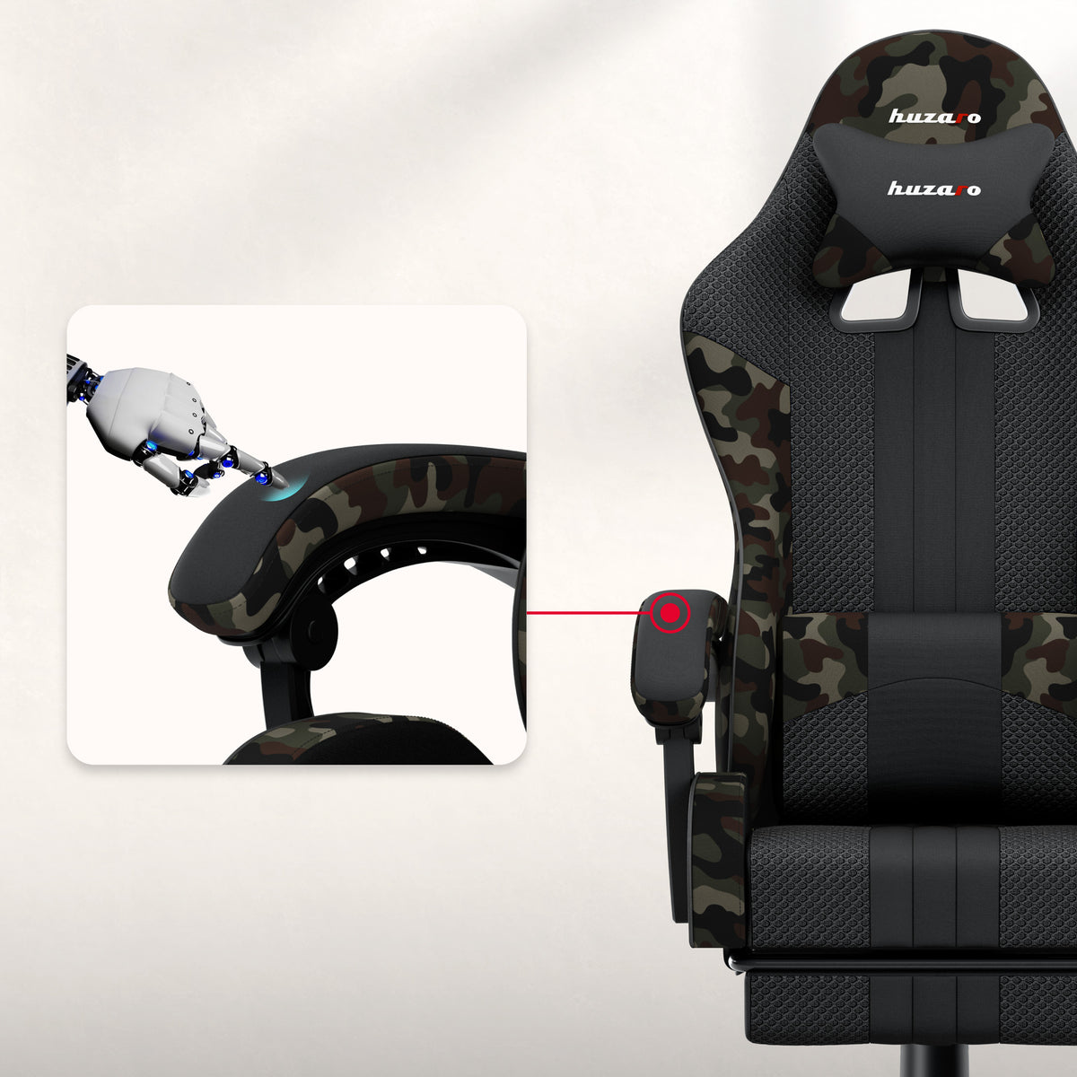Non-slip armrests