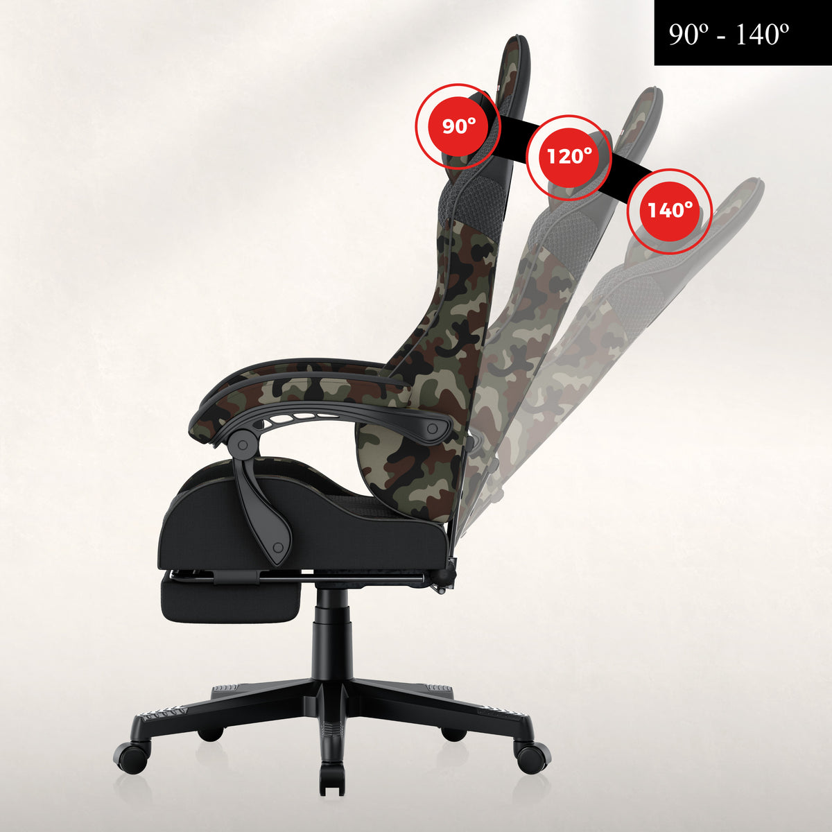 Huzaro Force 4.7 Camo Mesh gaming chair