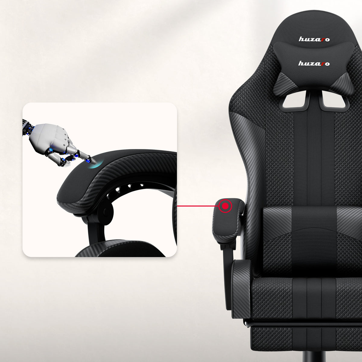 Non-slip armrests