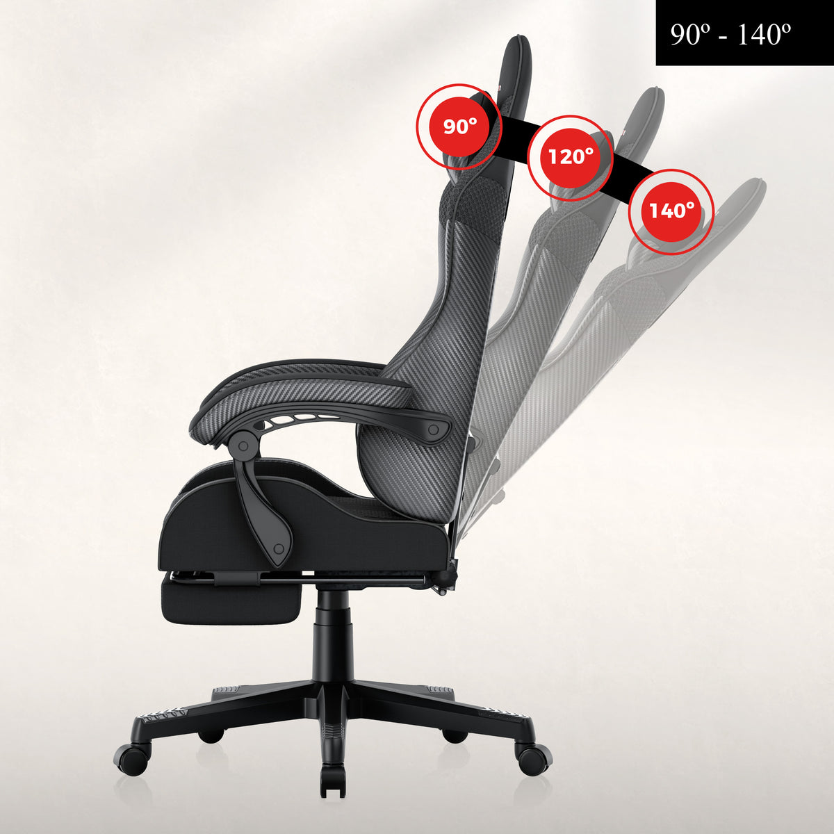 Convenient backrest recline