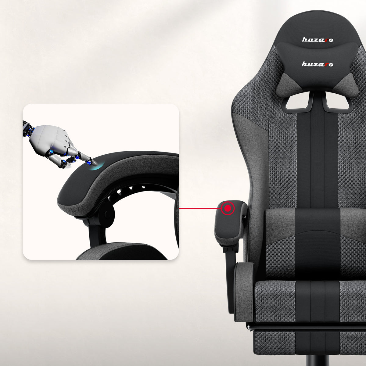 Non-slip armrests
