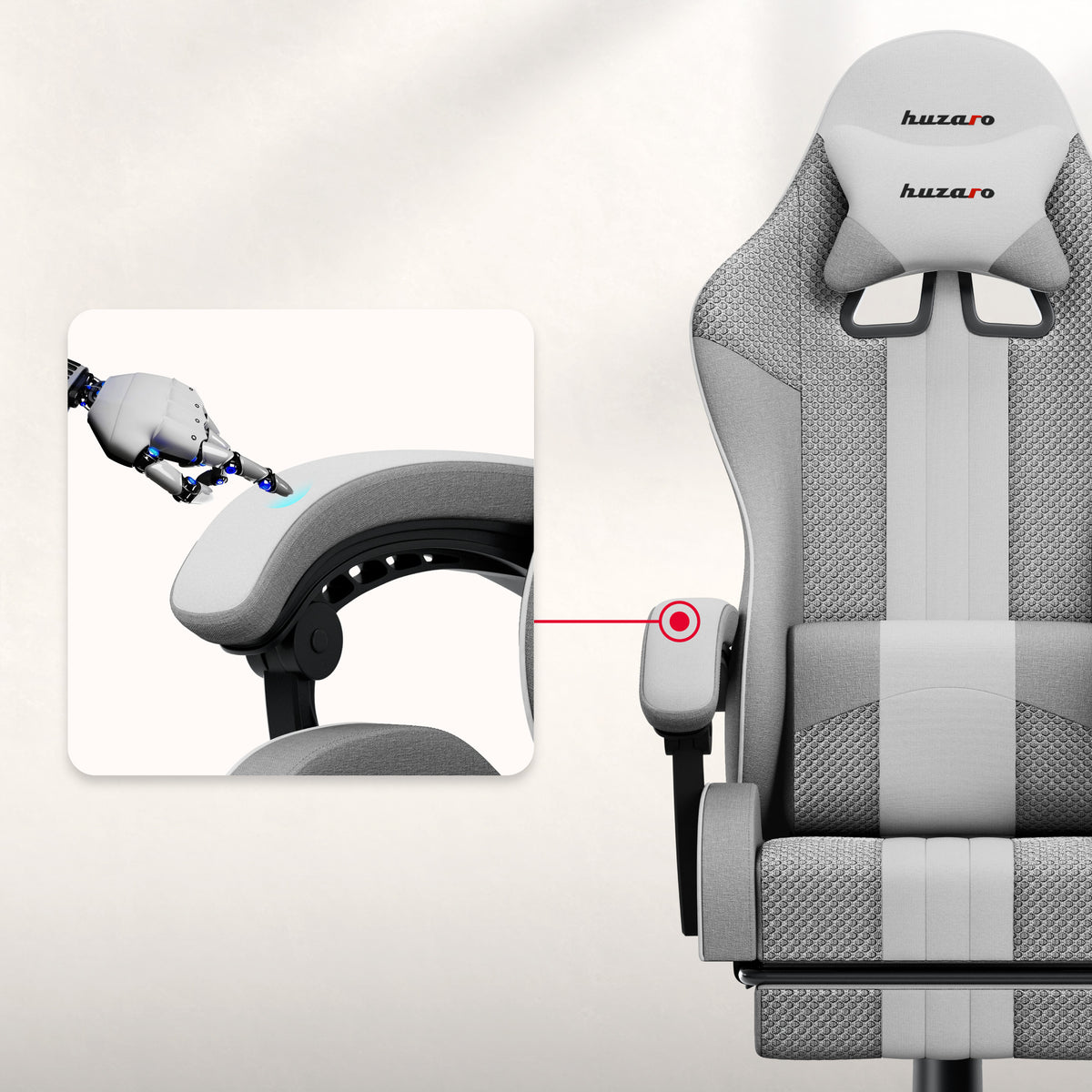 Non-slip armrests