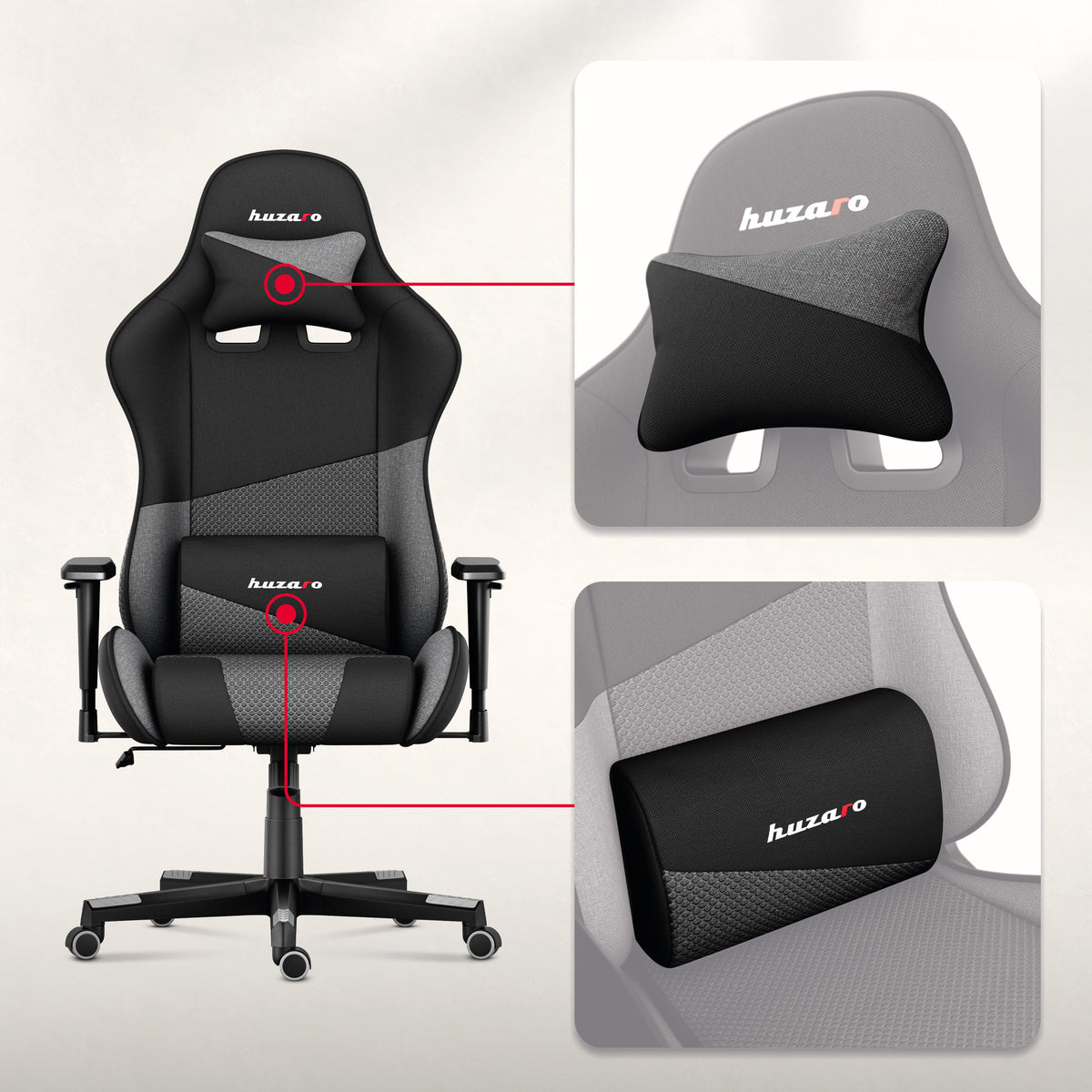 Neck muscle pad and lumbar pad