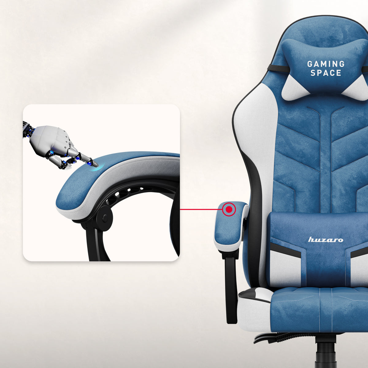 Soft armrests