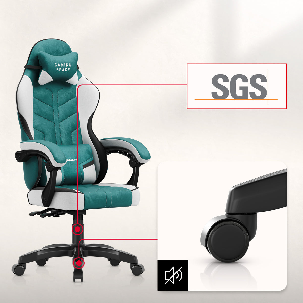 Quiet and safe wheels