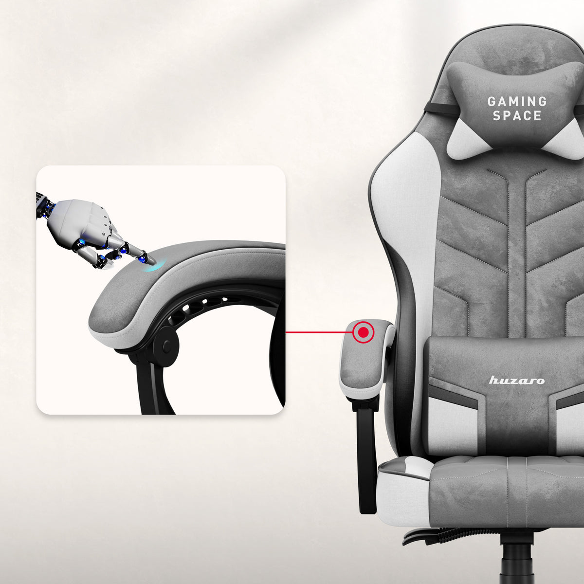 Soft armrests