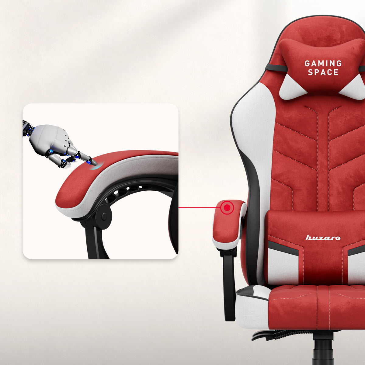 Soft armrests