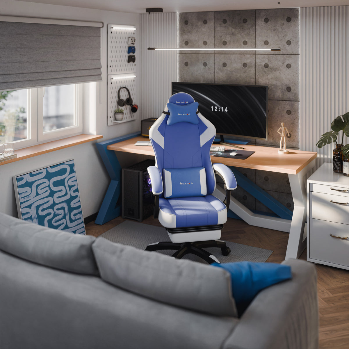 Huzaro Force 3.7 Blue gaming chair