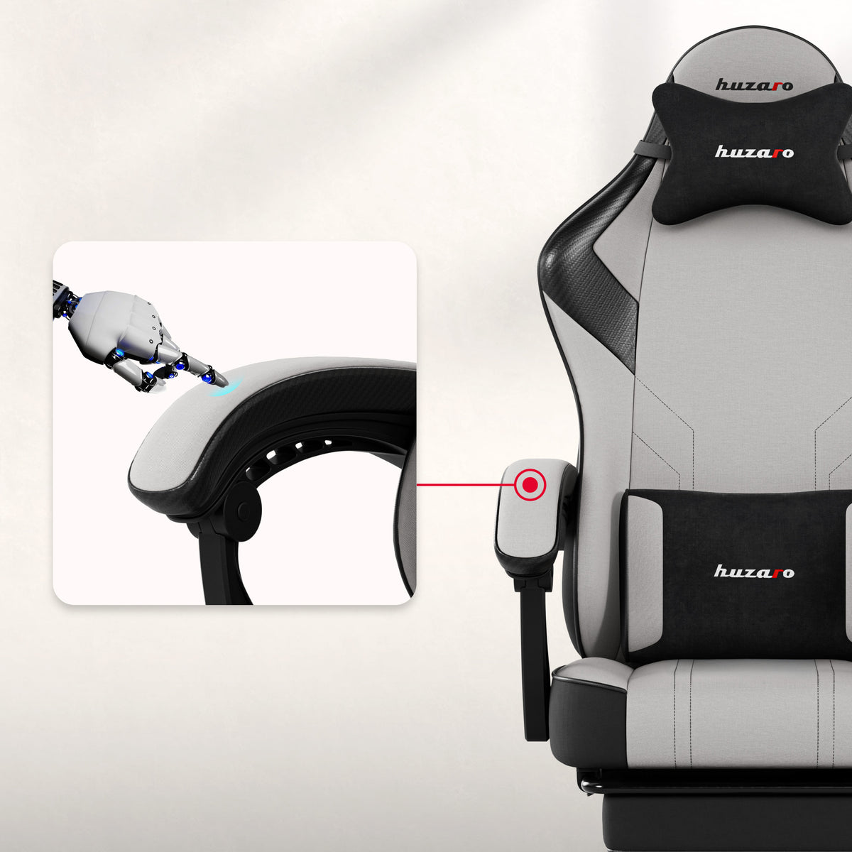 Soft armrests