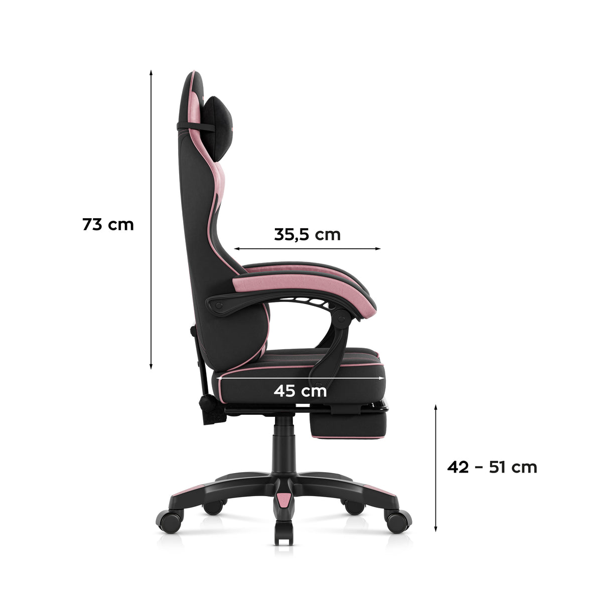 Huzaro Force 3.7 Pink gaming chair