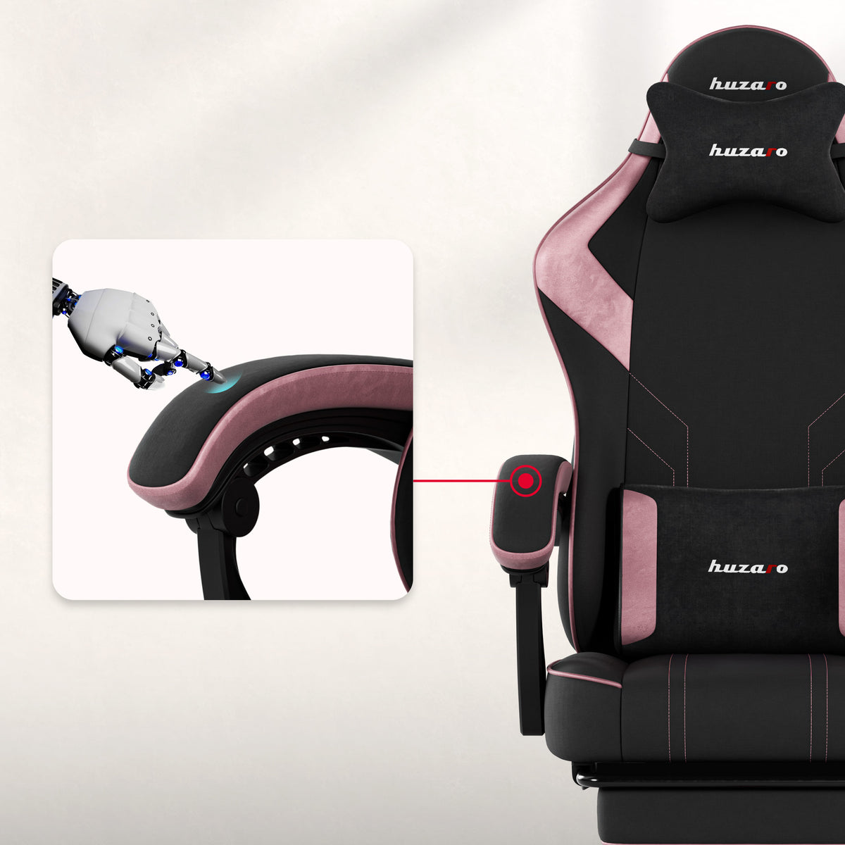 Soft armrests