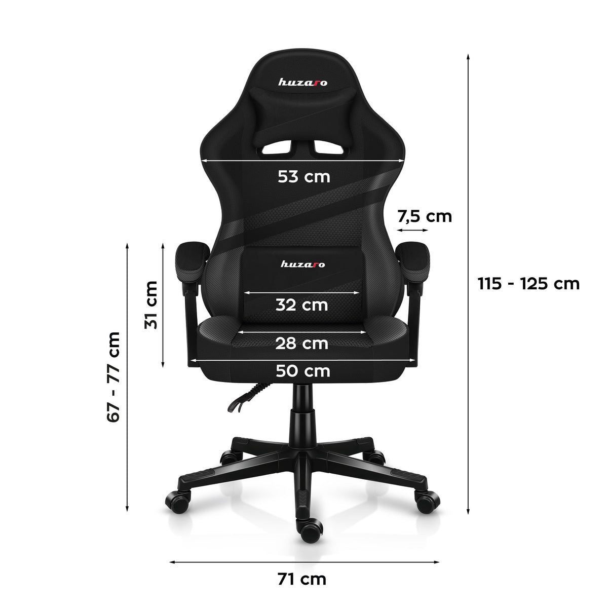 HUZARO FORCE 4.4 Carbon gaming chair
