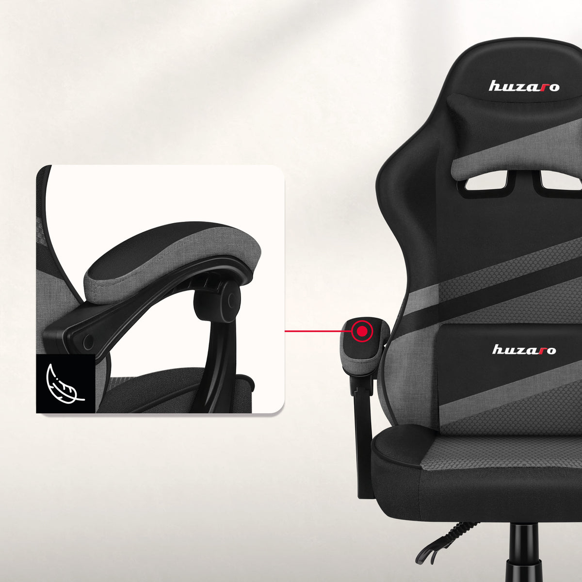 Soft armrests