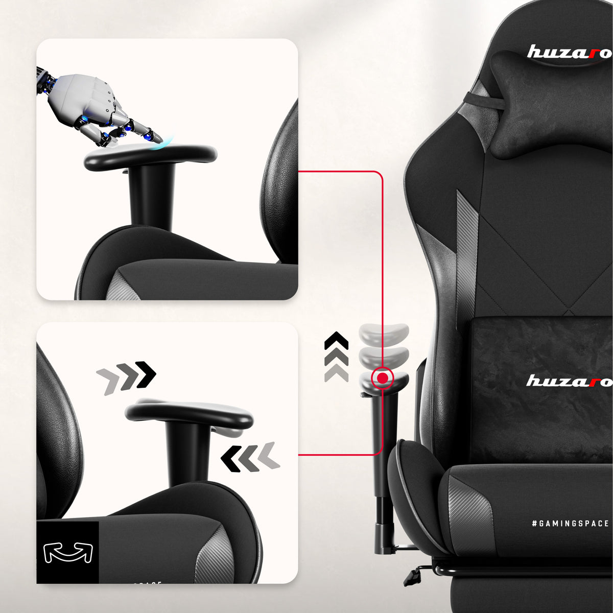 2D armrests
