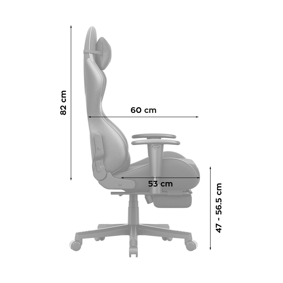 Huzaro Force 5.7 Black Carbon gaming chair