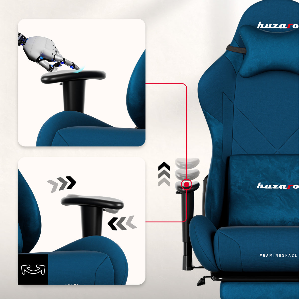 2D armrests