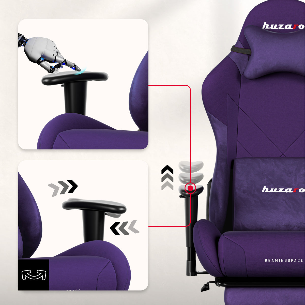 2D armrests
