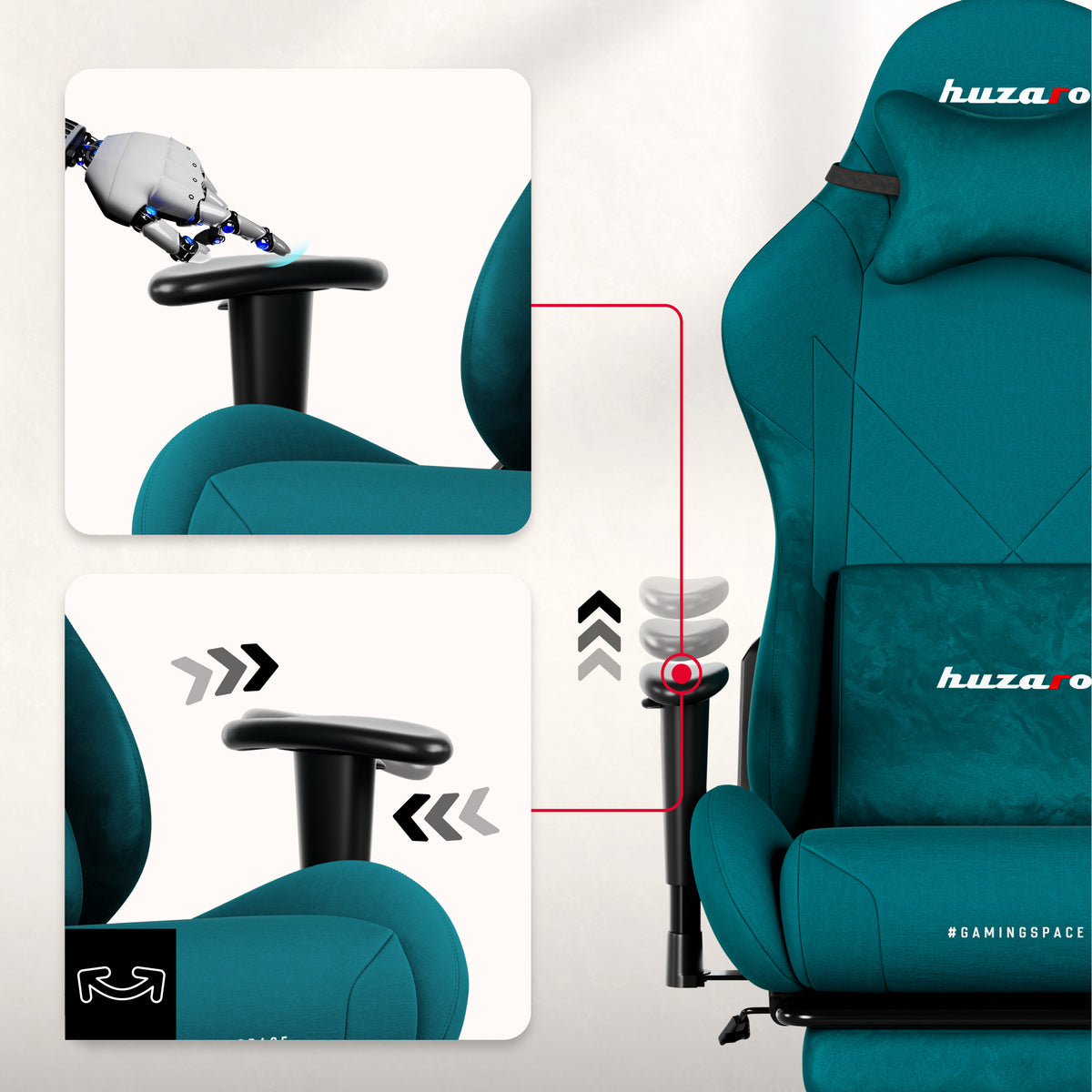 2D armrests