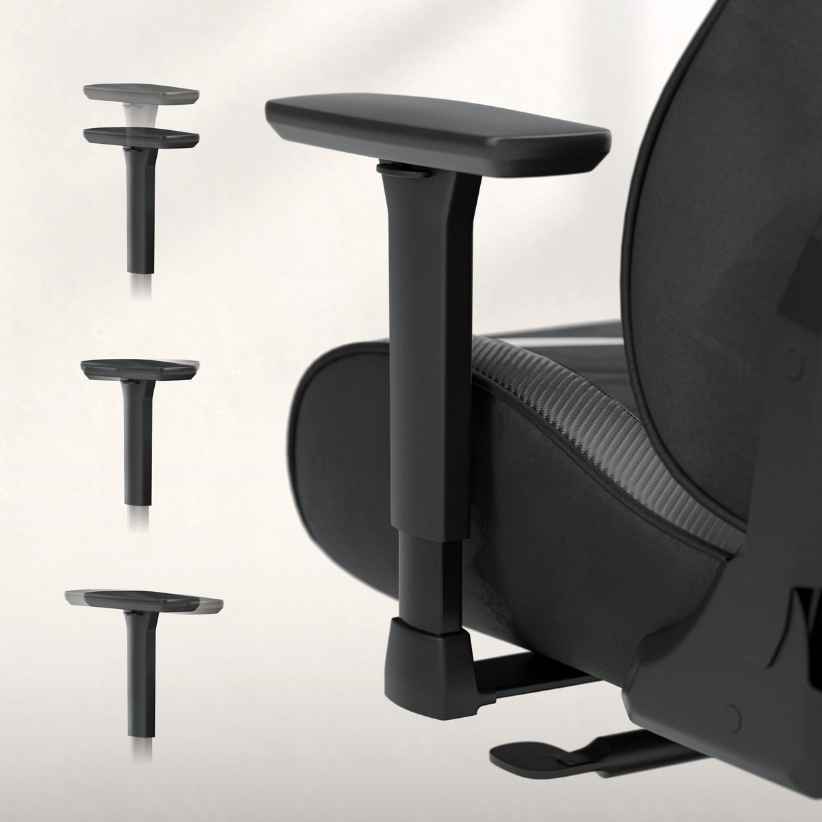 Huzaro Force 8.3 Carbon Black suede gaming chair