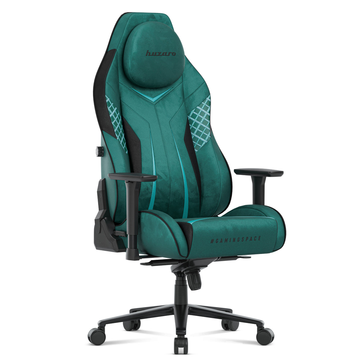 Huzaro Force 8.3 Green suede gaming chair