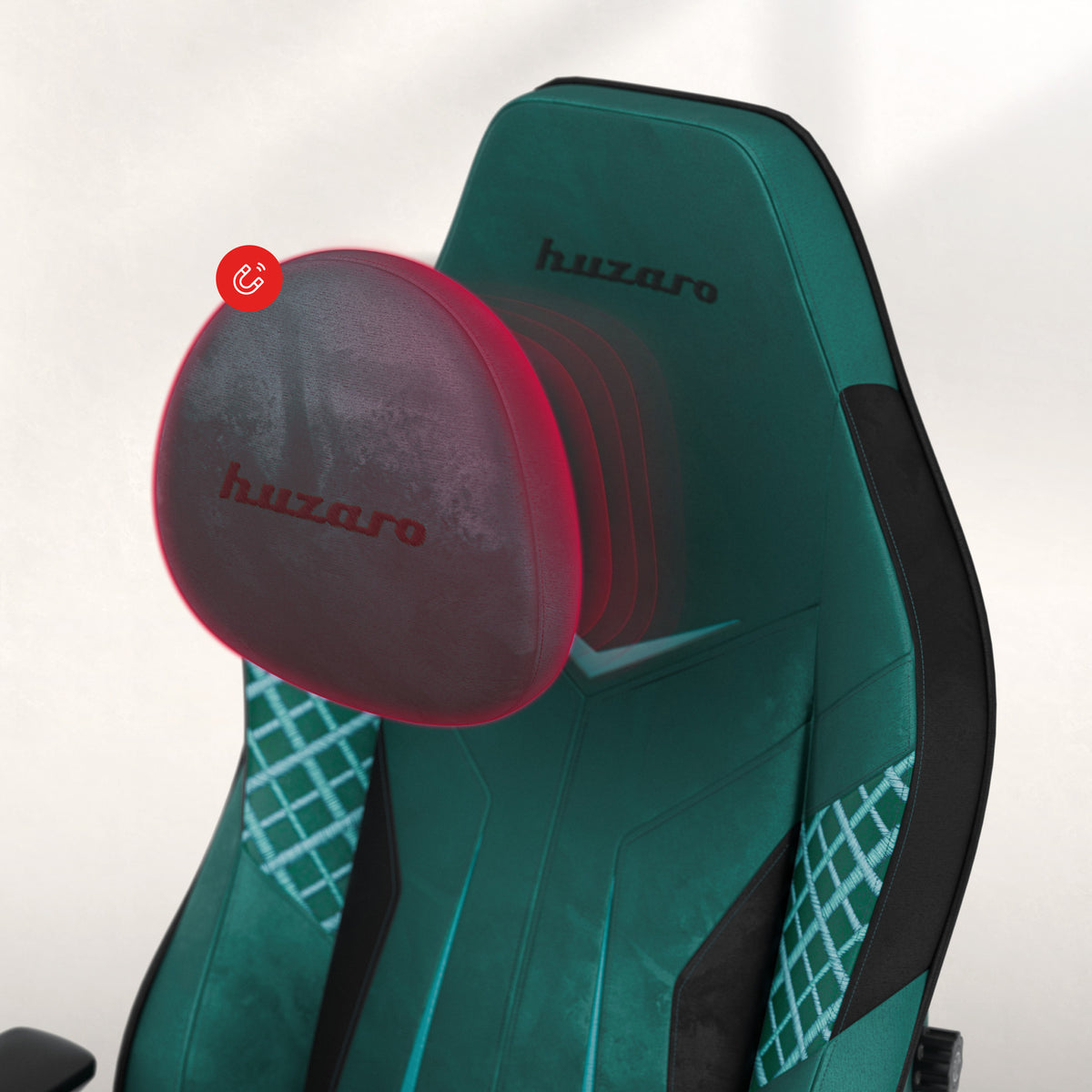 Huzaro Force 8.3 Green suede gaming chair