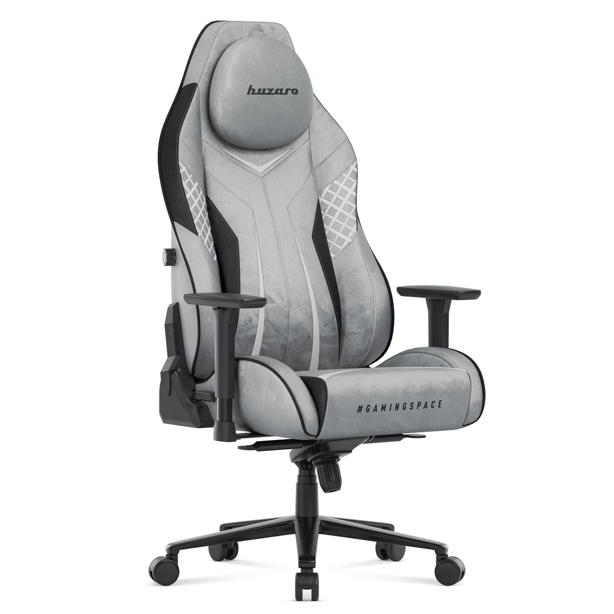 Huzaro Force 8.3 Grey suede gaming chair