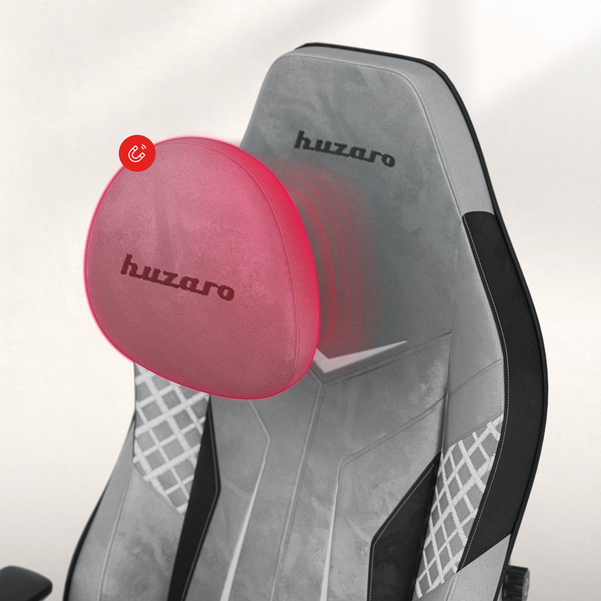 Huzaro Force 8.3 Grey suede gaming chair