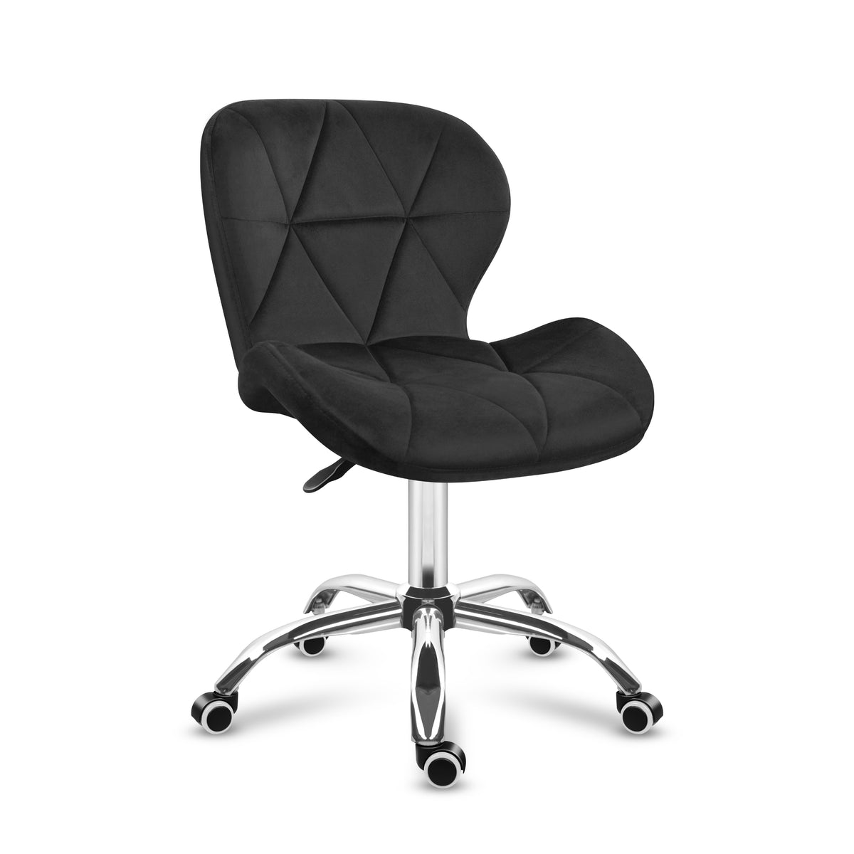 Mark Adler Future 3.0 black velour swivel chair