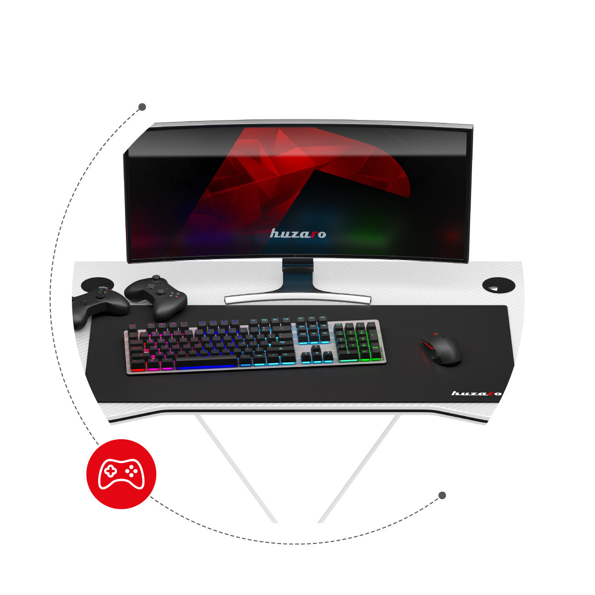 Minimalist, gaming-inspired design