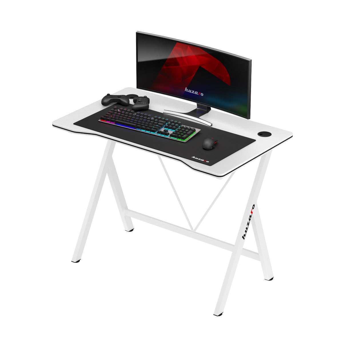 Huzaro Hero 1.4 White 100 cm Gaming Desk
