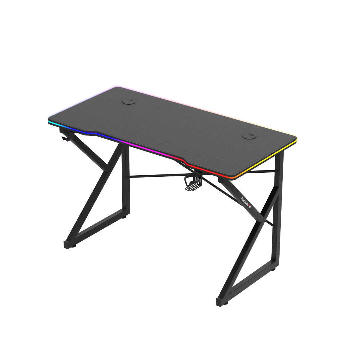 Hero 1.7 RGB Black 120 cm gaming desk