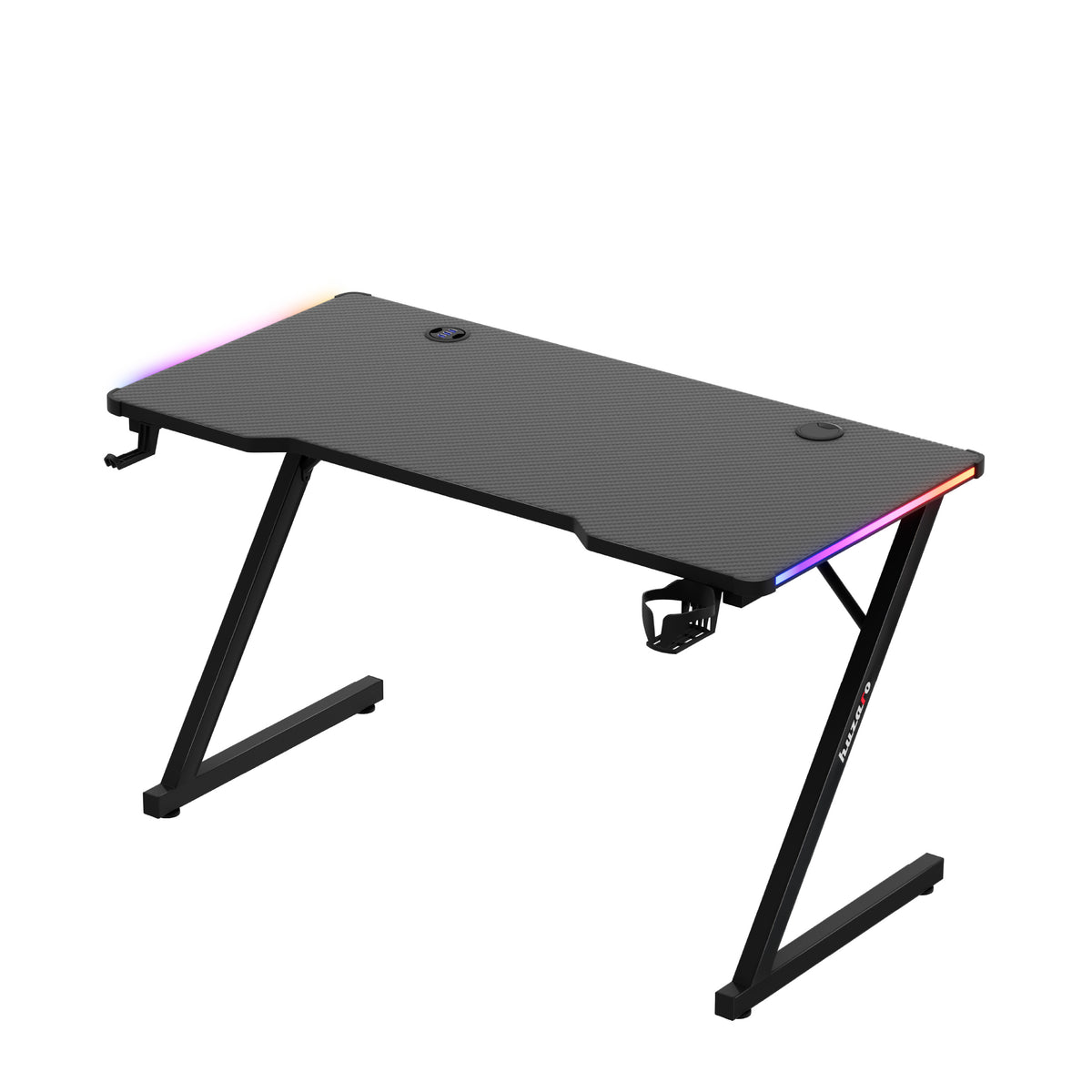 Huzaro Hero 2.5 RGB LED Black 120 cm Gaming Desk