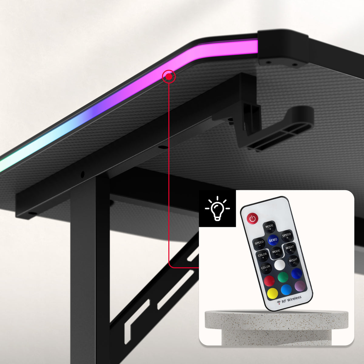 RGB lighting that sets the mood